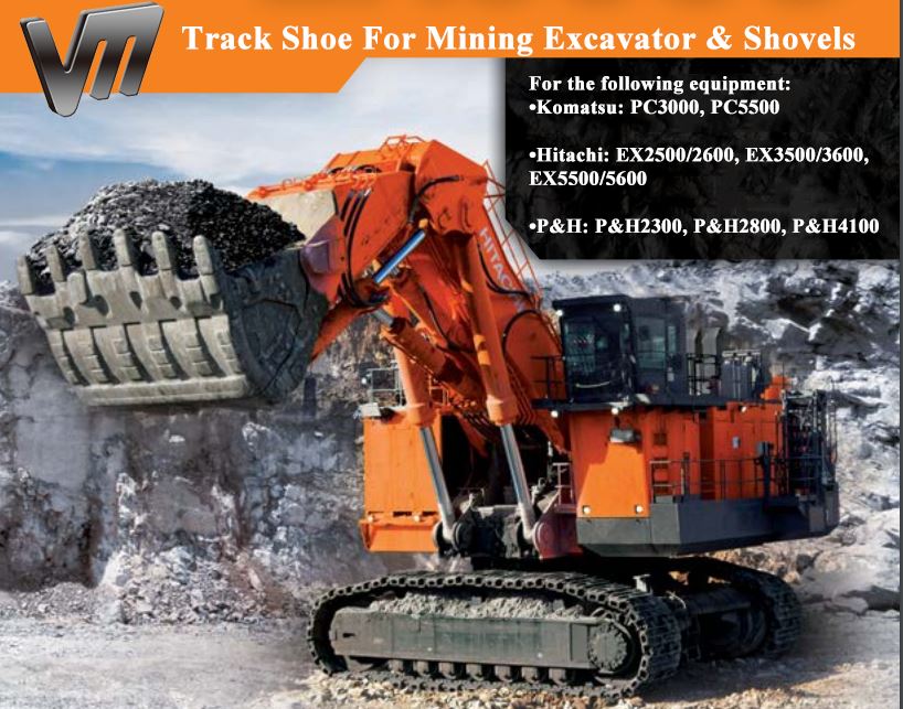 Track Pad For P&H4100A Mining Excavator