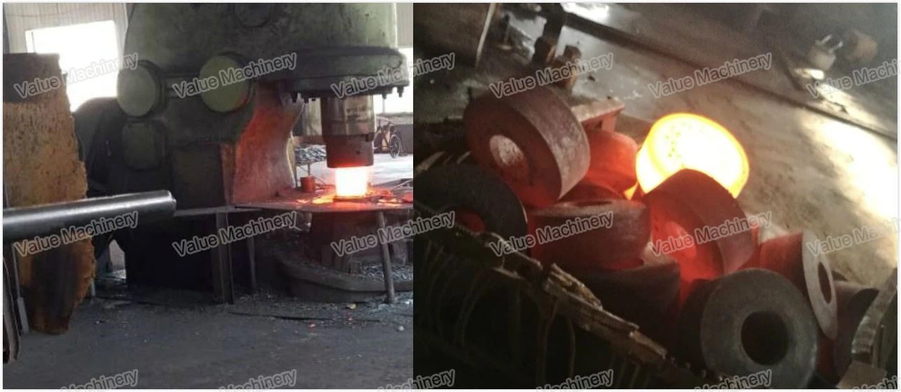 Heat treatment of Manitowoc LR16000 upper roller Heat treatment of Manitowoc LR16000 upper roller